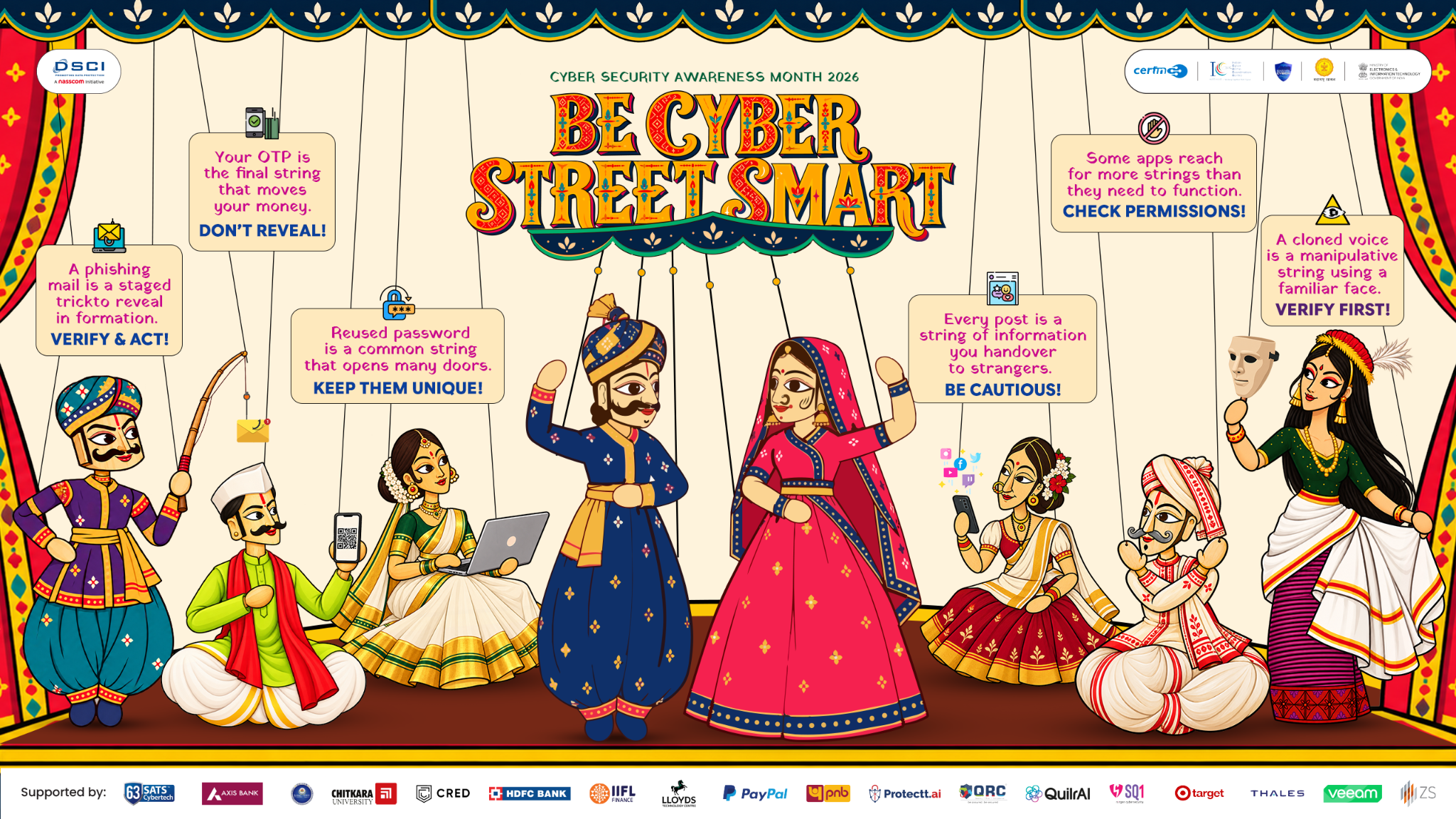 Be Cyber Street Smart English wallpaper artwork